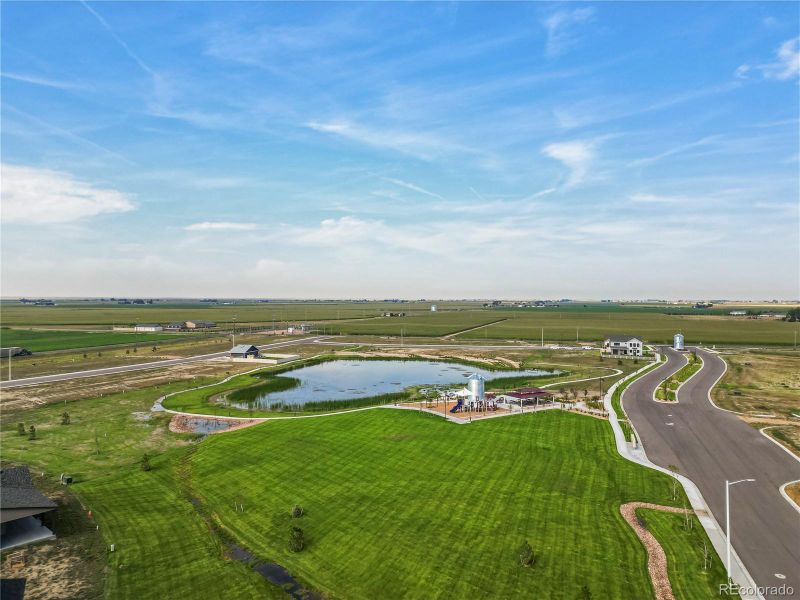 From backyard facing west