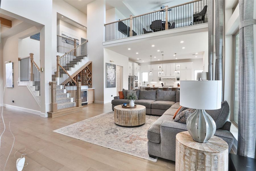 Furnished interior view inside a new home in Elyson, Katy (Image 33).