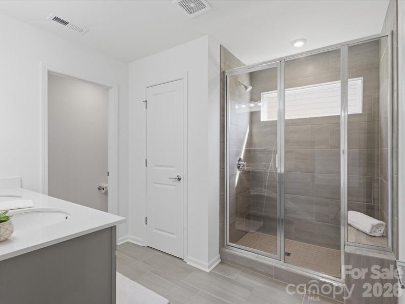 Furnished interior view inside a new home in Parkside Crossing, Charlotte (Image 10). Furnished interior view inside a new home in Parkside Crossing, Charlotte (Image 10).