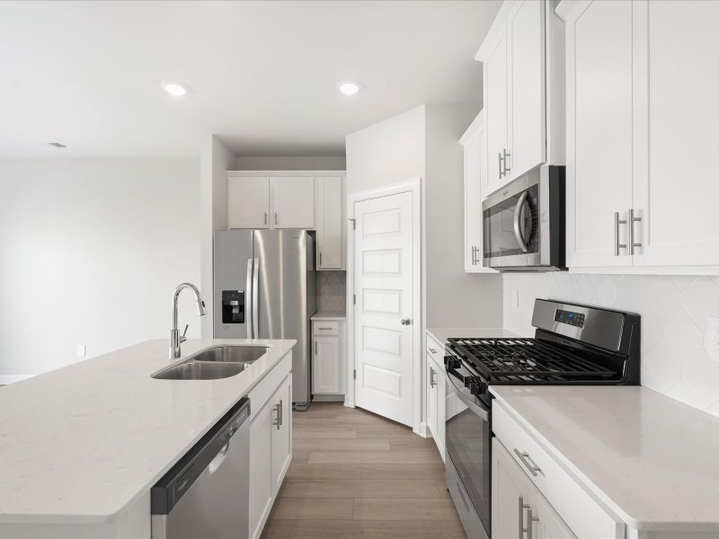 Furnished interior view inside a new home in Valentine Townes, Greer (Image 7).