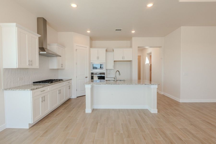 Furnished interior view inside a new home in Emerald Estates, El Paso (Image 4).