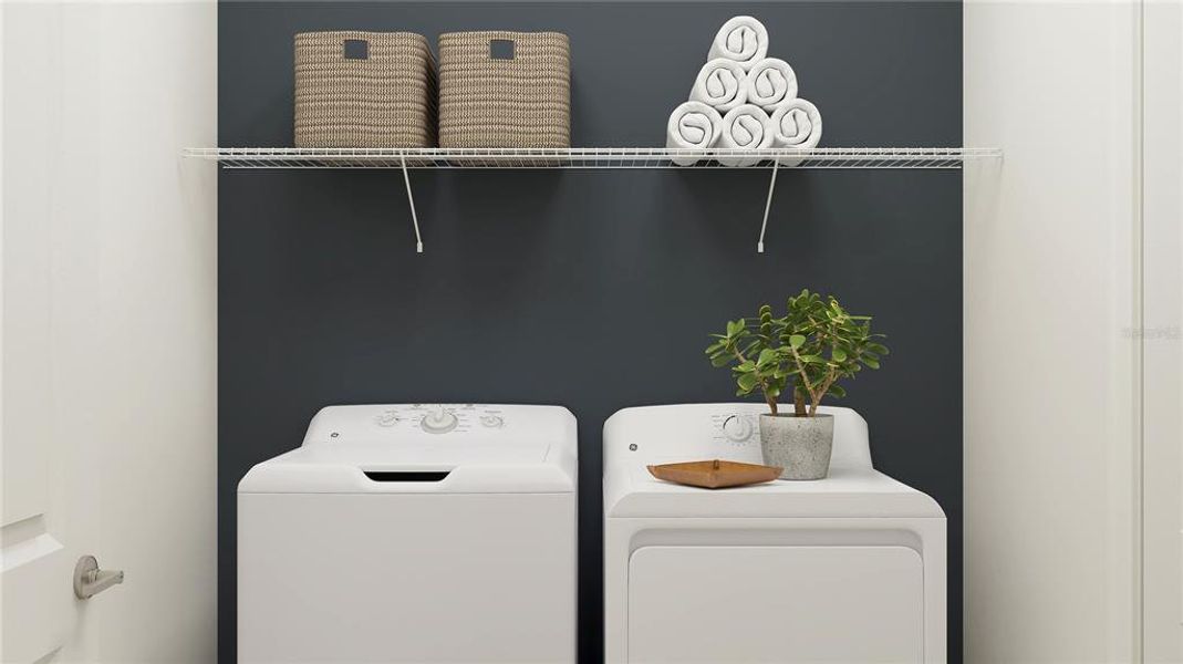 Furnished interior view inside a new home in Prosperity Lakes Active Adult: Active Adult Villas, Parrish (Image 2).