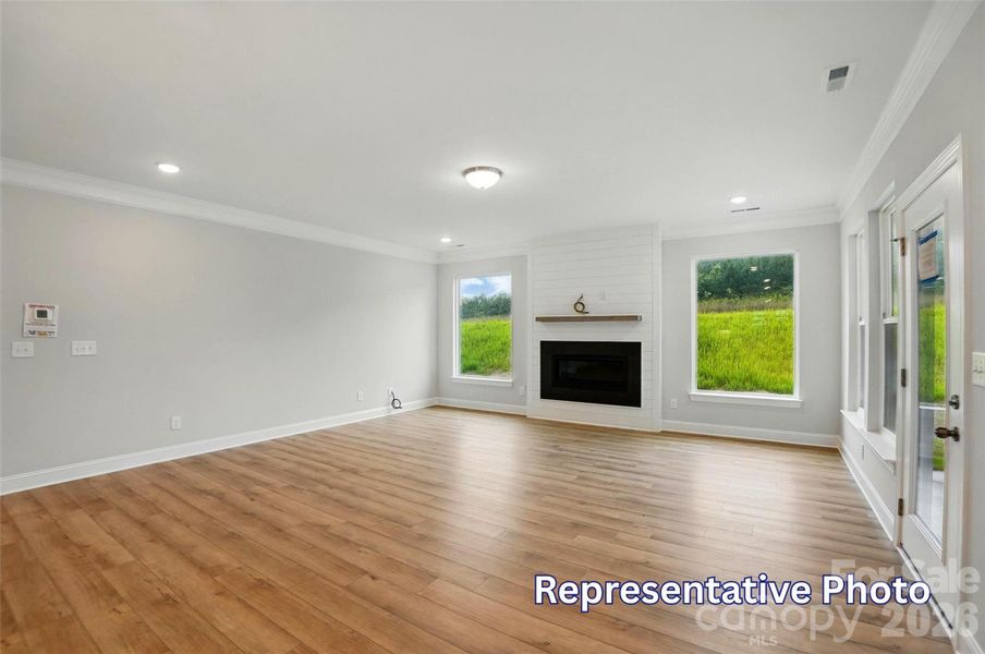 Spacious, unfurnished interior of a new home in The Enclave at Laurelbrook, Sherrills Ford (Image 31).