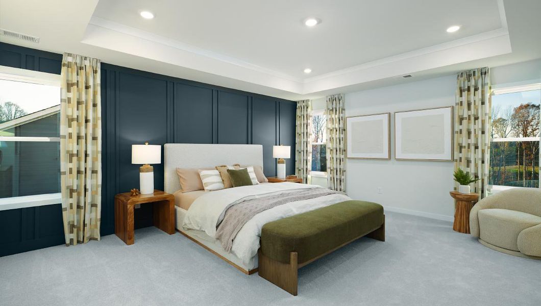 Furnished interior view inside a new home in Westport, York (Image 26).