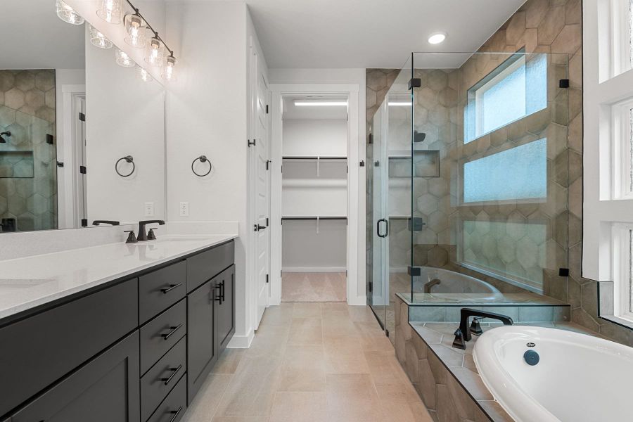 Furnished interior view inside a new home in Lagos Reserve, Manor (Image 14).