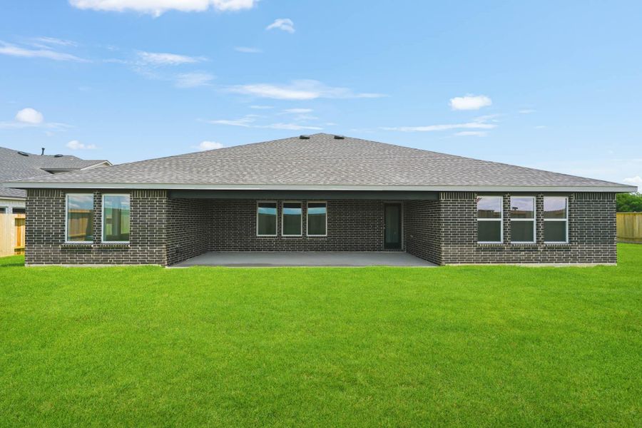 Exterior details and patio area of a home in Riverside Estates, Baytown (Image 3). Exterior details and patio area of a home in Riverside Estates, Baytown (Image 3).