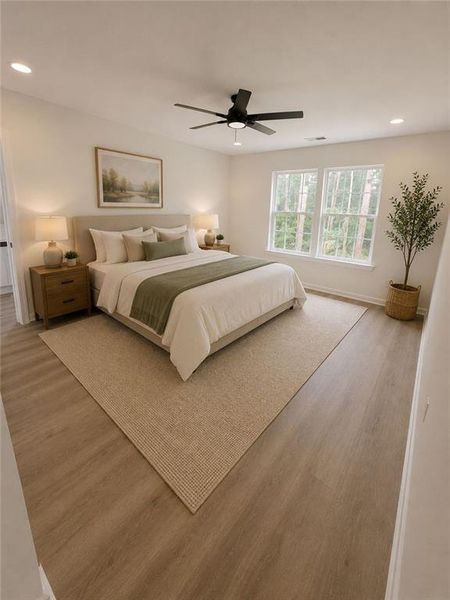 Furnished interior view inside a new home in , Stockbridge (Image 5).