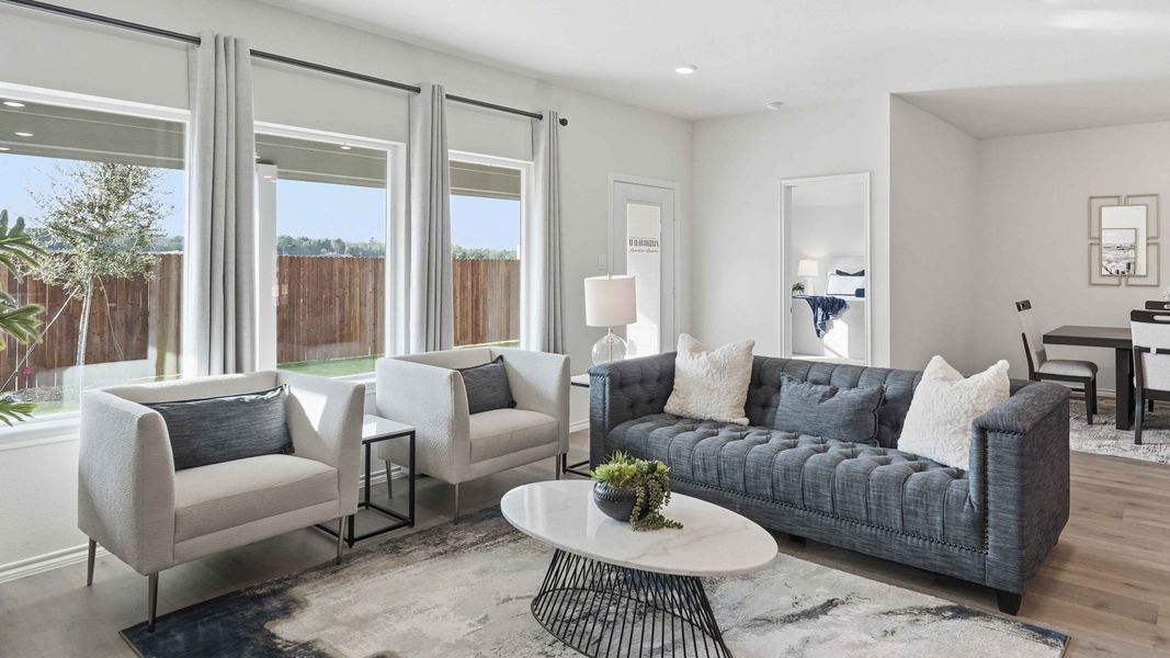 Furnished interior view inside a new home in Blaire Lake, Tyler (Image 8).