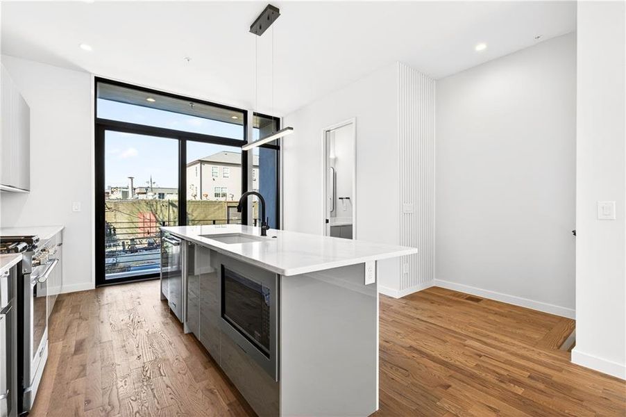 Furnished interior view inside a new home in , Atlanta (Image 11).