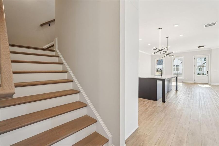 Spacious, unfurnished interior of a new home in Promenade at Sawnee Village, Cumming (Image 35).