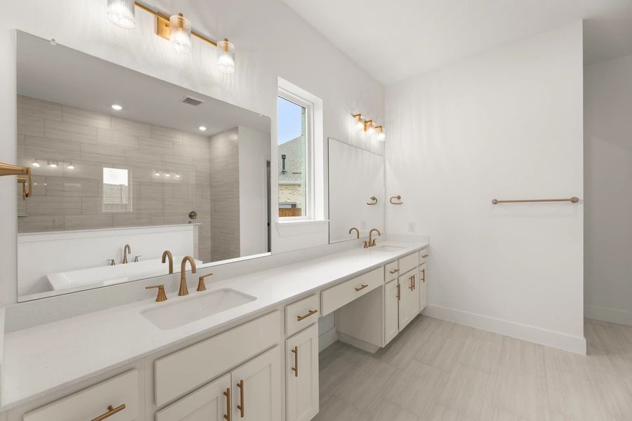 Primary Bathroom featuring the Serene Collection Primary Bathroom featuring the Serene Collection