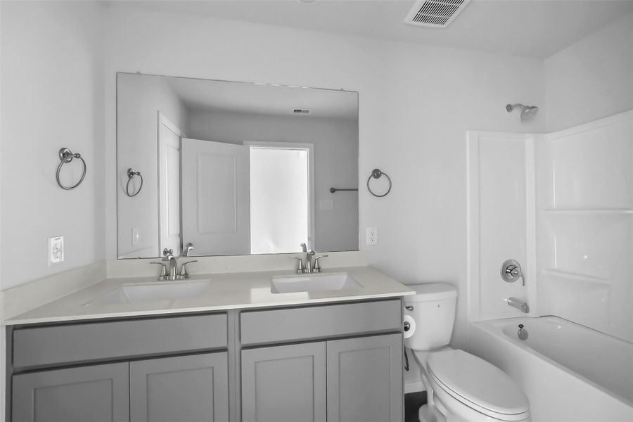 Furnished interior view inside a new home in Saint Tropez, Houston (Image 6). Furnished interior view inside a new home in Saint Tropez, Houston (Image 6).