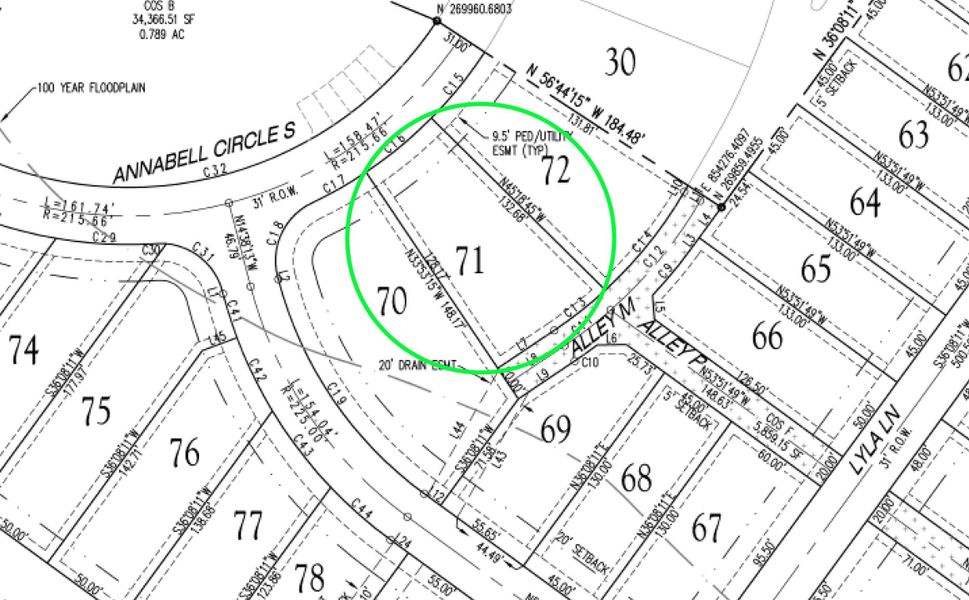 Map of parcels Map of parcels