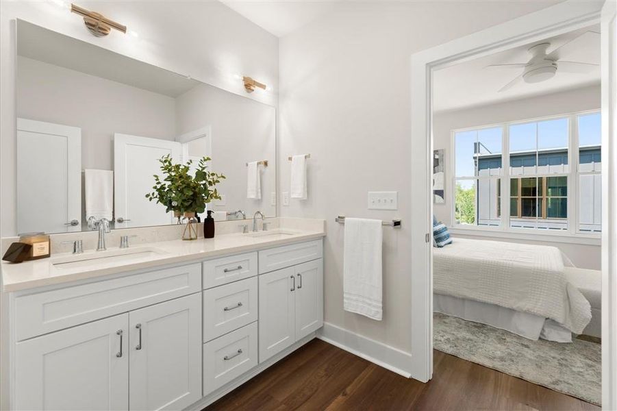 Furnished interior view inside a new home in , Atlanta (Image 41). Furnished interior view inside a new home in , Atlanta (Image 41).