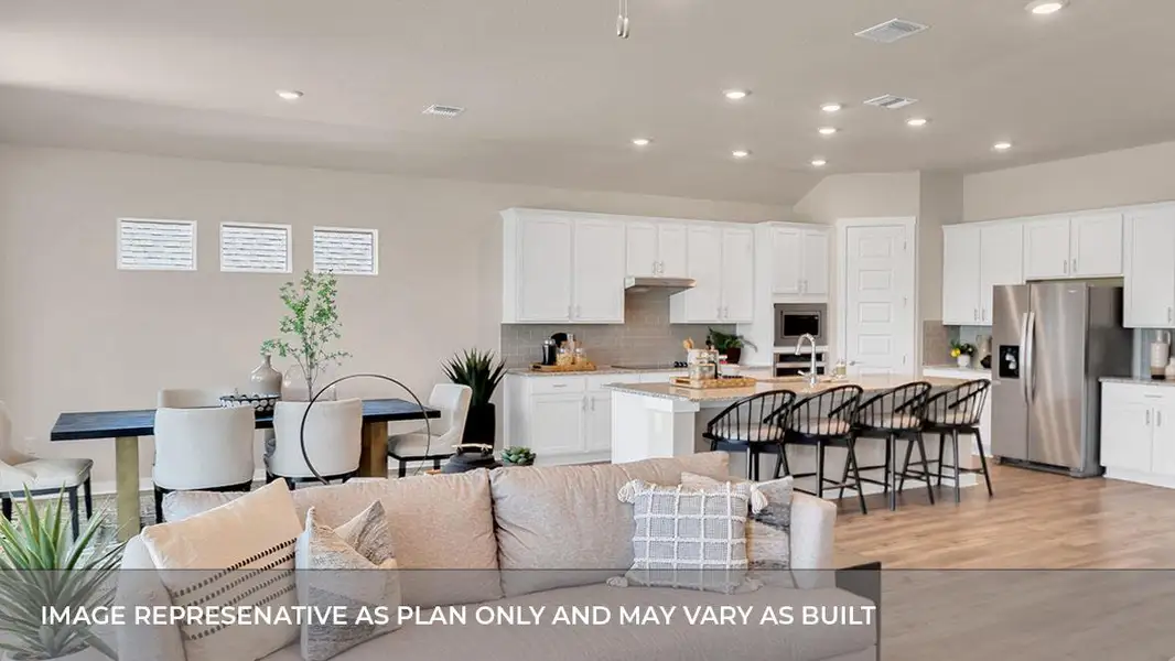 Furnished interior view inside a new home in Rosenbusch Ranch, Leander (Image 15).