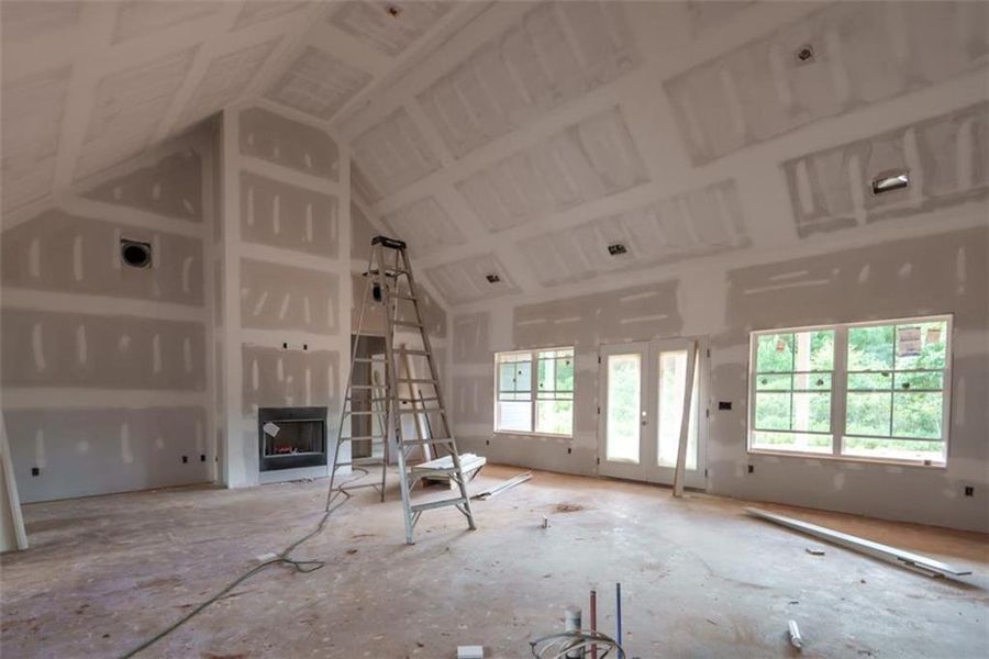 In-progress construction of a new home in , Social Circle, GA (Image 11).
