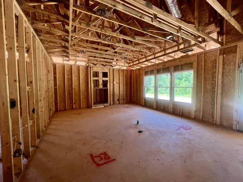 In-progress construction of a new home in Kimbell Acres, Pine Mountain, GA (Image 4).