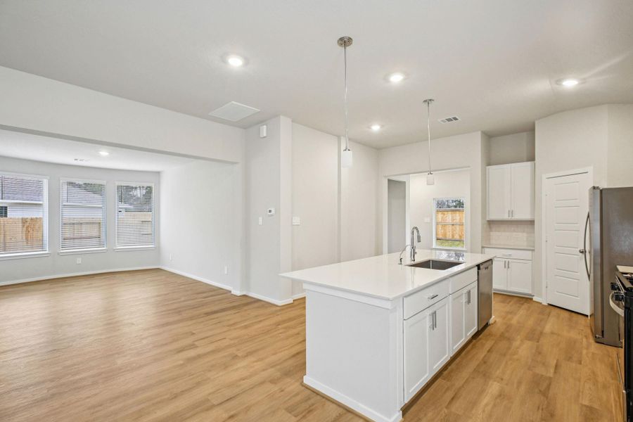 Photo is not of the actual home, but is an inspirational photo of builder’s model home and may depict options, furnishings, and/or decorator features that are not included