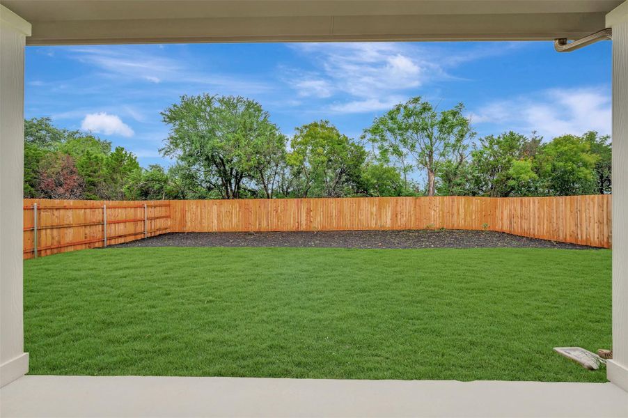 Exterior details and patio area of a home in Barksdale, Leander (Image 23).