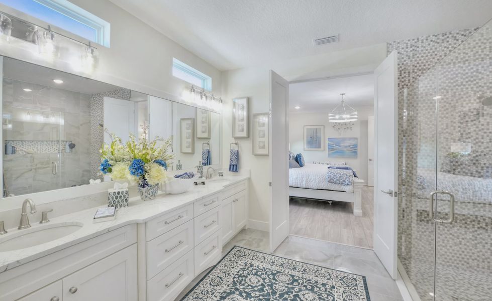 Furnished interior view inside a new home in Persimmon Park, Wesley Chapel (Image 5).