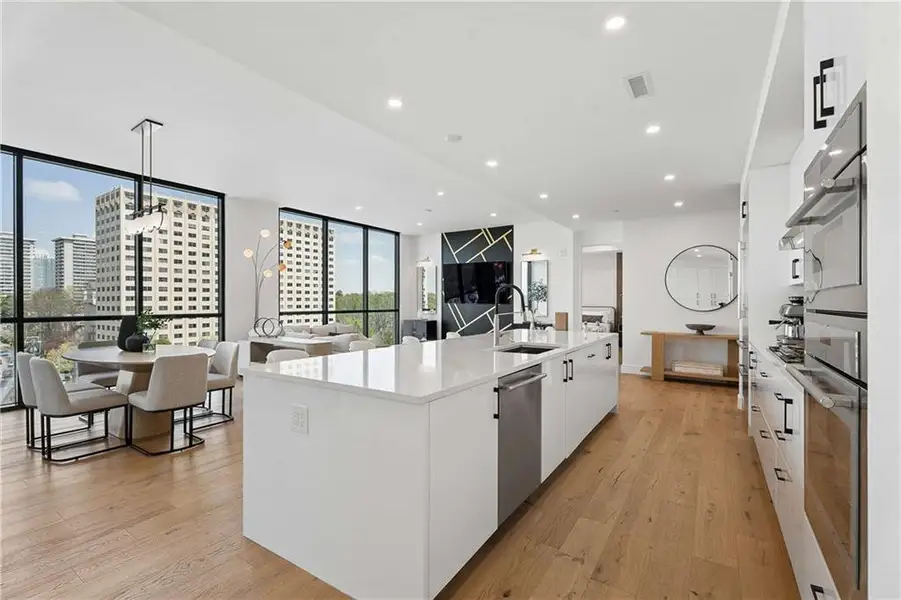 Furnished interior view inside a new home in , Atlanta (Image 10).