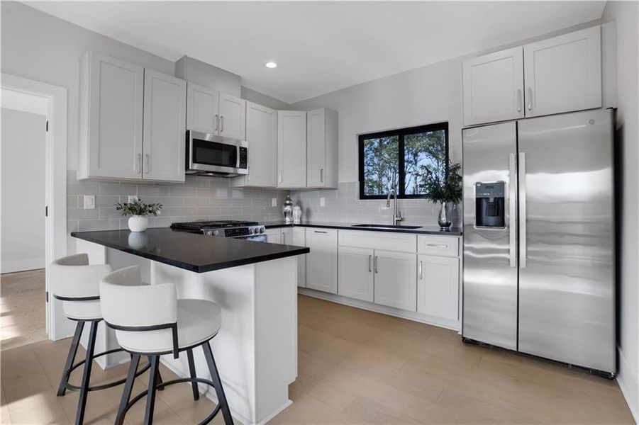 Furnished interior view inside a new home in , Milton (Image 60).
