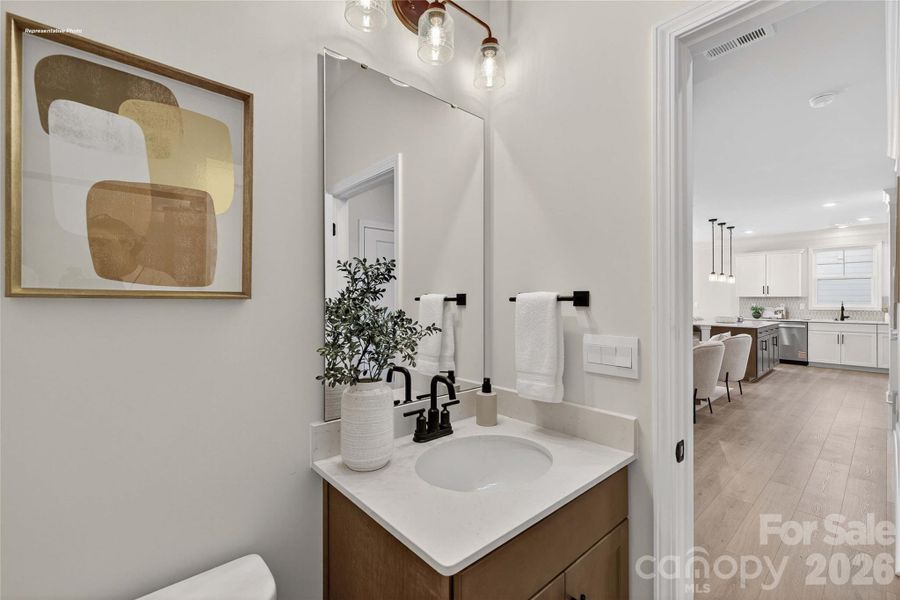 Furnished interior view inside a new home in , Mooresville (Image 7).