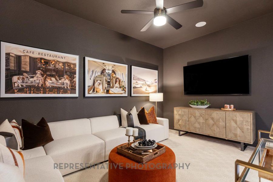 Furnished interior view inside a new home in Parten, Austin (Image 9). Furnished interior view inside a new home in Parten, Austin (Image 9).