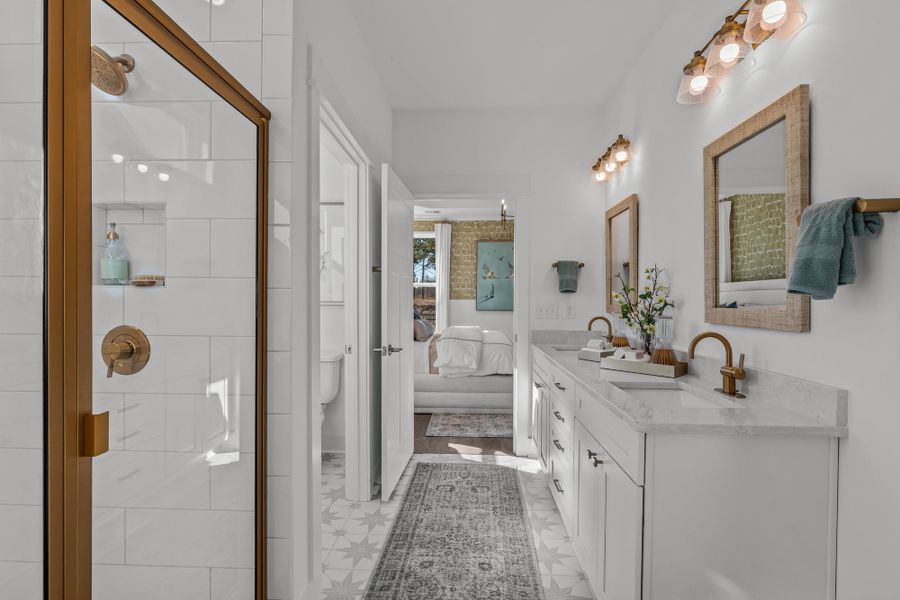 Representative furnished interior of a home built from the The Boardwalk by Chesapeake Homes in Terrapin, Leland (Image 19). Representative furnished interior of a home built from the The Boardwalk by Chesapeake Homes in Terrapin, Leland (Image 19).