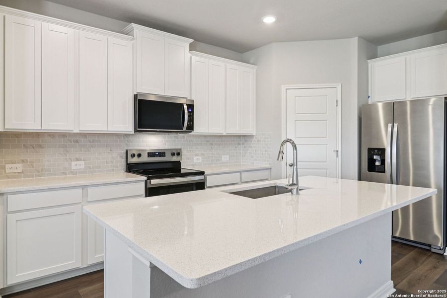 Furnished interior view inside a new home in , San Antonio (Image 4). Furnished interior view inside a new home in , San Antonio (Image 4).