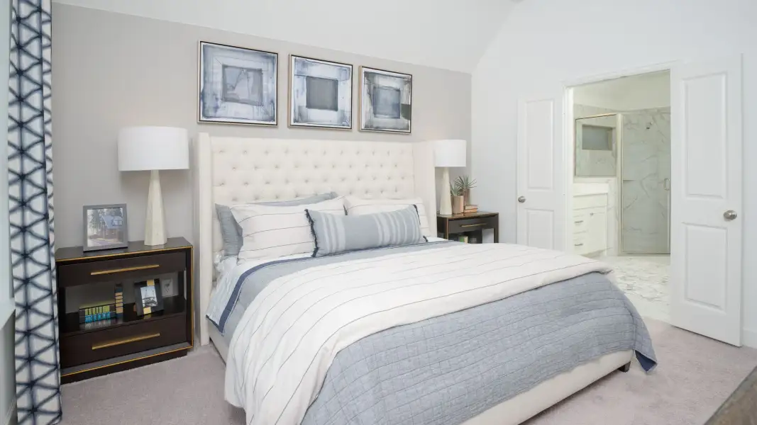 Furnished interior view inside a new home in Woodhavyn, Magnolia (Image 33).