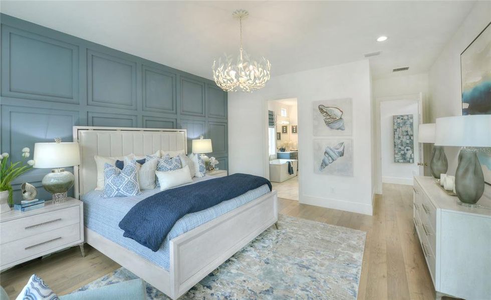 Furnished interior view inside a new home in Veranda Bay, Flagler Beach (Image 50).