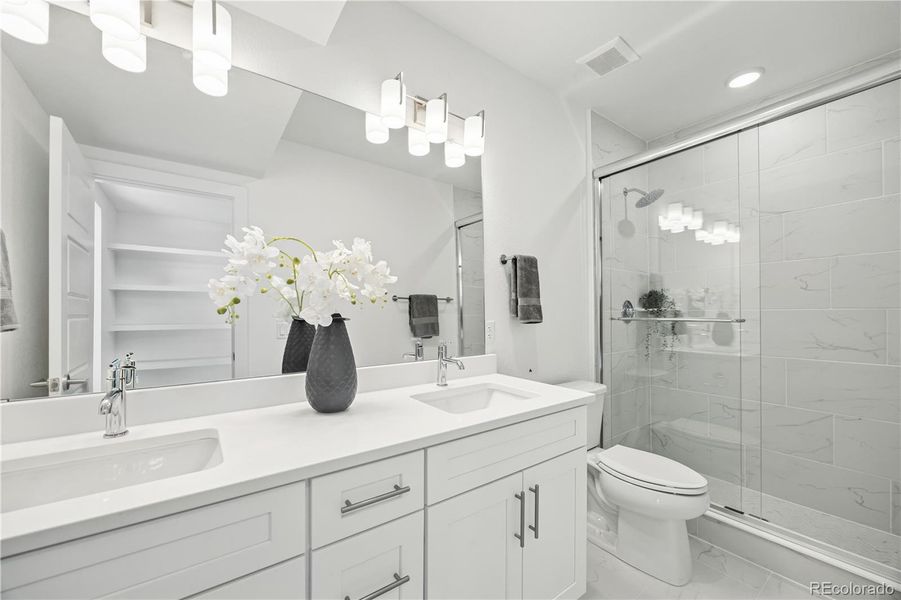 Furnished interior view inside a new home in , Denver (Image 16). Furnished interior view inside a new home in , Denver (Image 16).