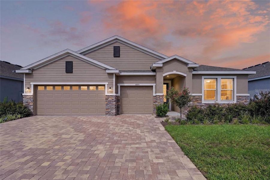 Front exterior of a new home in , Ocala, FL, highlighting curb appeal (Image 26). Front exterior of a new home in , Ocala, FL, highlighting curb appeal (Image 26).