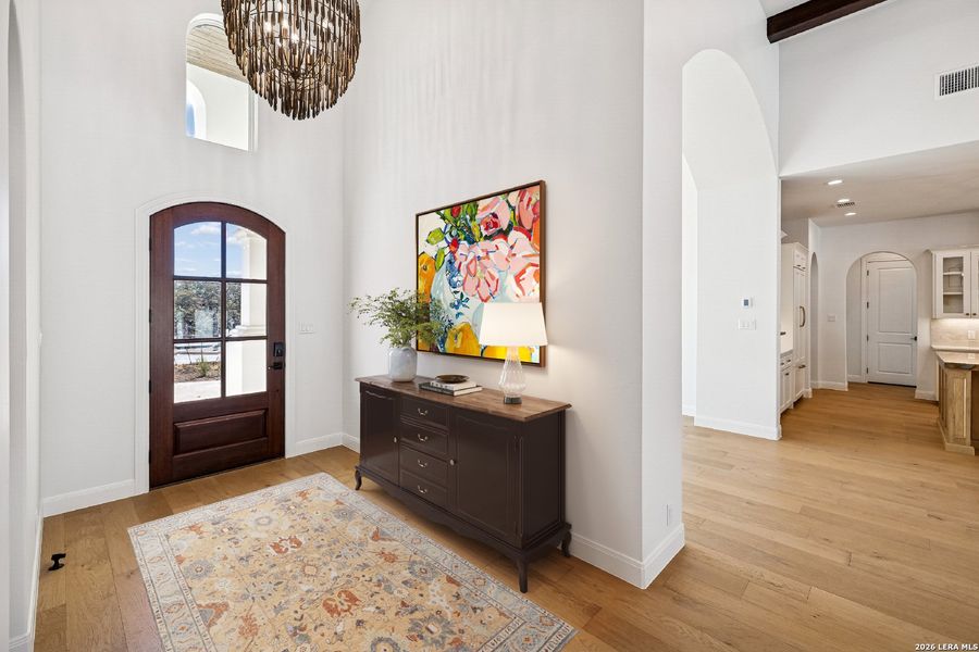 Furnished interior view inside a new home in , San Antonio (Image 60).