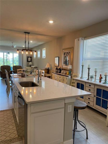 Furnished interior view inside a new home in Del Webb Sunbridge, St. Cloud (Image 11).