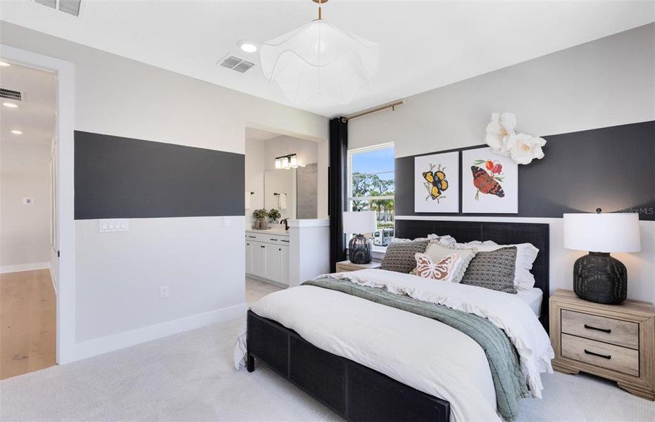 Furnished interior view inside a new home in Parkside Trails, Clermont (Image 22).