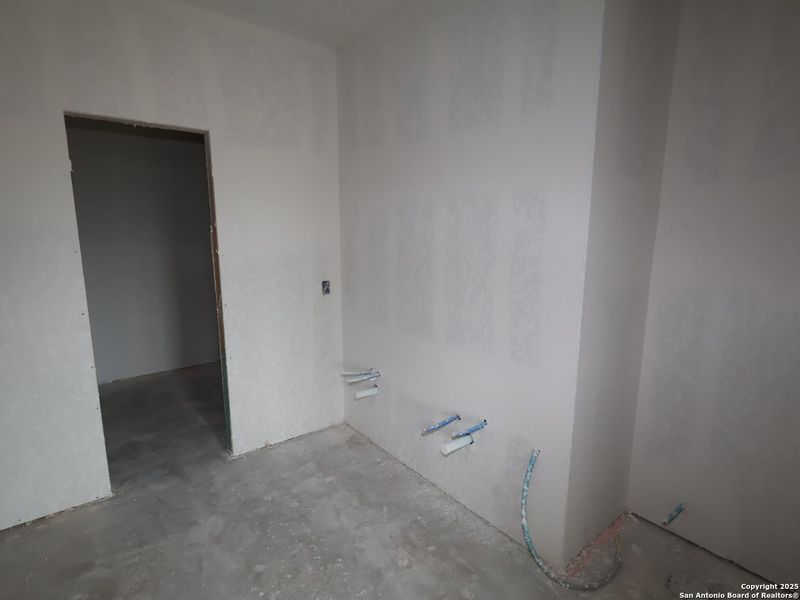 In-progress construction of a new home in Hunters Ranch, San Antonio, TX (Image 10).