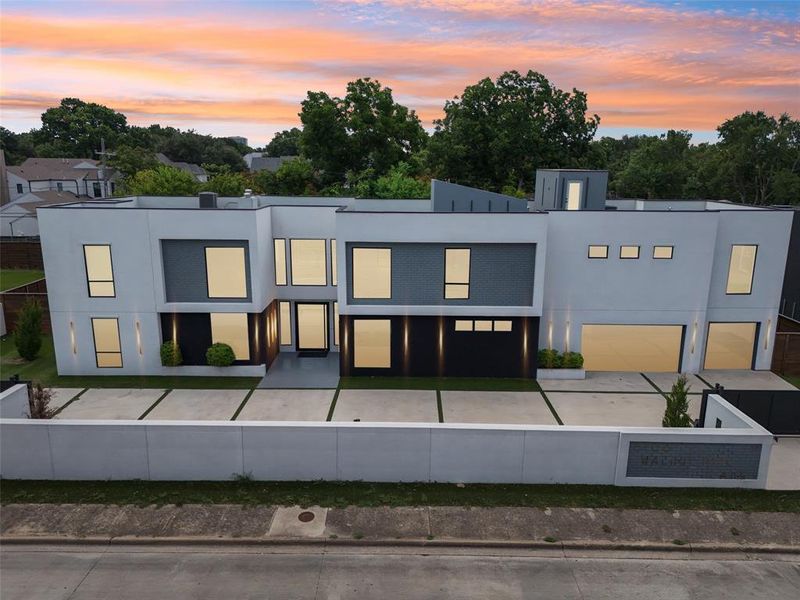 Front exterior of a new home in , Dallas, TX, highlighting curb appeal (Image 24).
