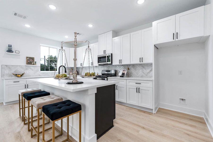 Furnished interior view inside a new home in , Houston (Image 6).