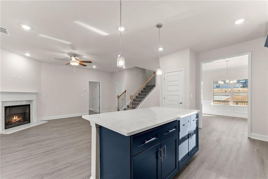 Furnished interior view inside a new home in Magnolia Villas, Cornelia (Image 16).