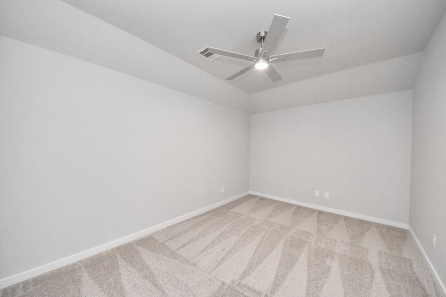 Another perspective of the media room.