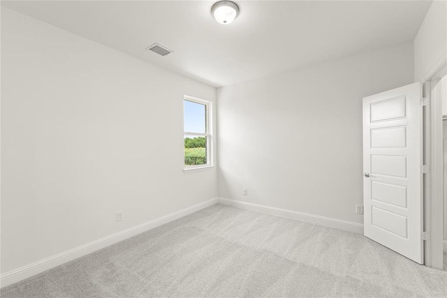 Spacious, unfurnished interior of a new home in Milrany Ranch, Melissa (Image 34). Spacious, unfurnished interior of a new home in Milrany Ranch, Melissa (Image 34).