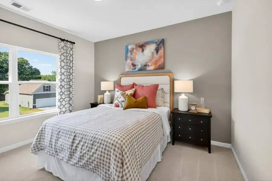 Furnished interior view inside a new home in Allen Manor, Hoschton (Image 26).