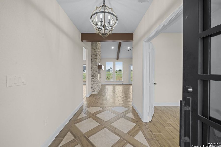 Furnished interior view inside a new home in , Floresville (Image 3).