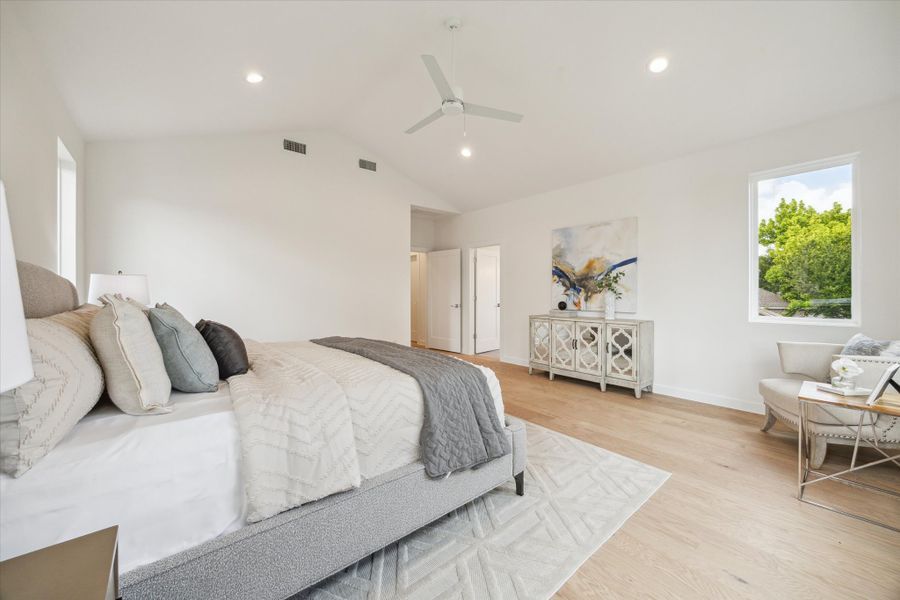 Furnished interior view inside a new home in , Houston (Image 17). Furnished interior view inside a new home in , Houston (Image 17).