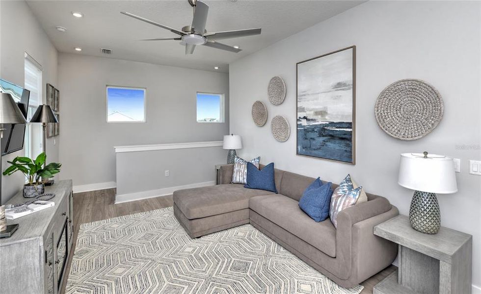 Furnished interior view inside a new home in Laureate Park, Orlando (Image 12).