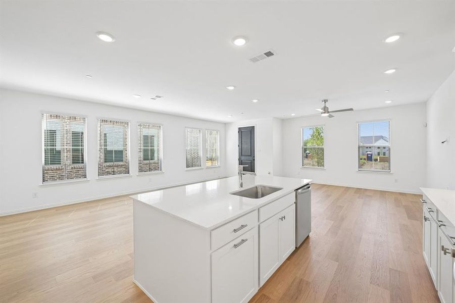 The chef in the family will never be left out of the party in this fabulous home!