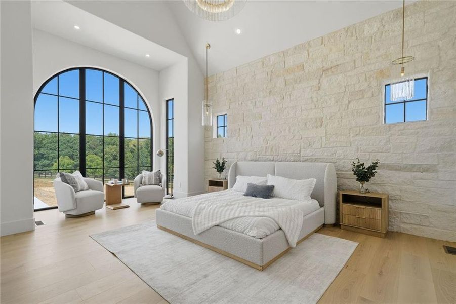 Furnished interior view inside a new home in , Canton (Image 21).