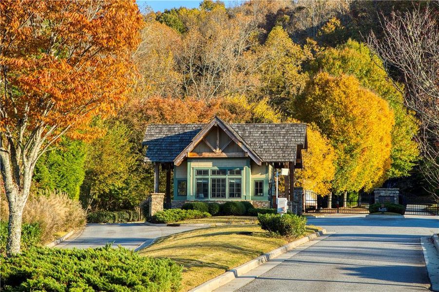 Front exterior of a new home in , Dahlonega, GA, highlighting curb appeal (Image 1). Front exterior of a new home in , Dahlonega, GA, highlighting curb appeal (Image 1).